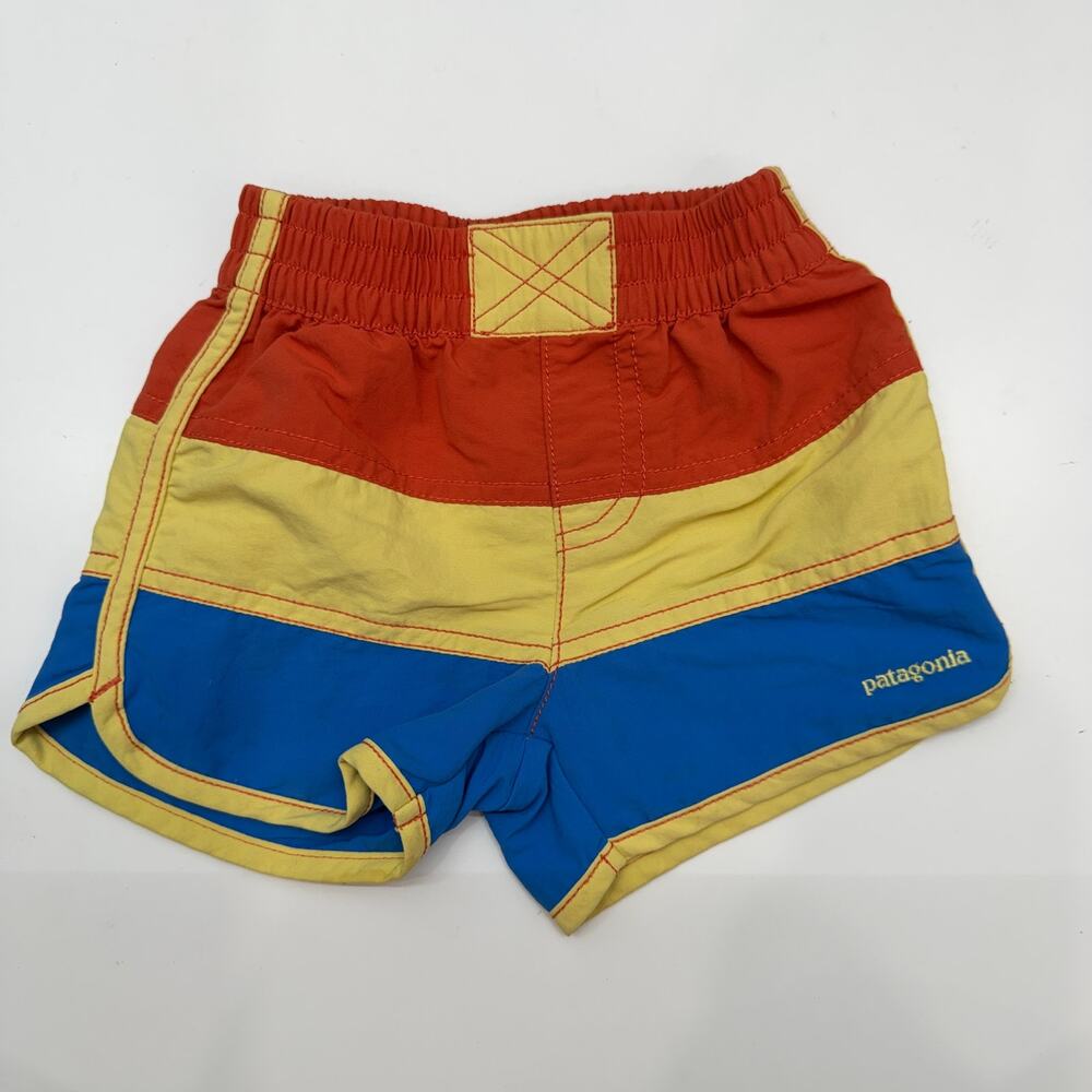 Patagonia Striped Swimsuit Trunks Boys 12-18M